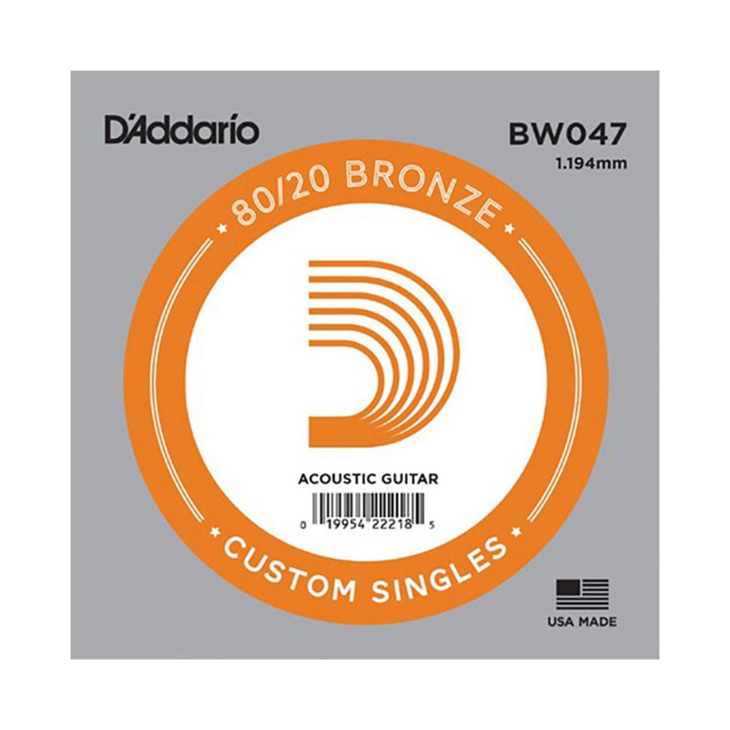 D'Addario BW047 80/20 Bronze Guitar Strings